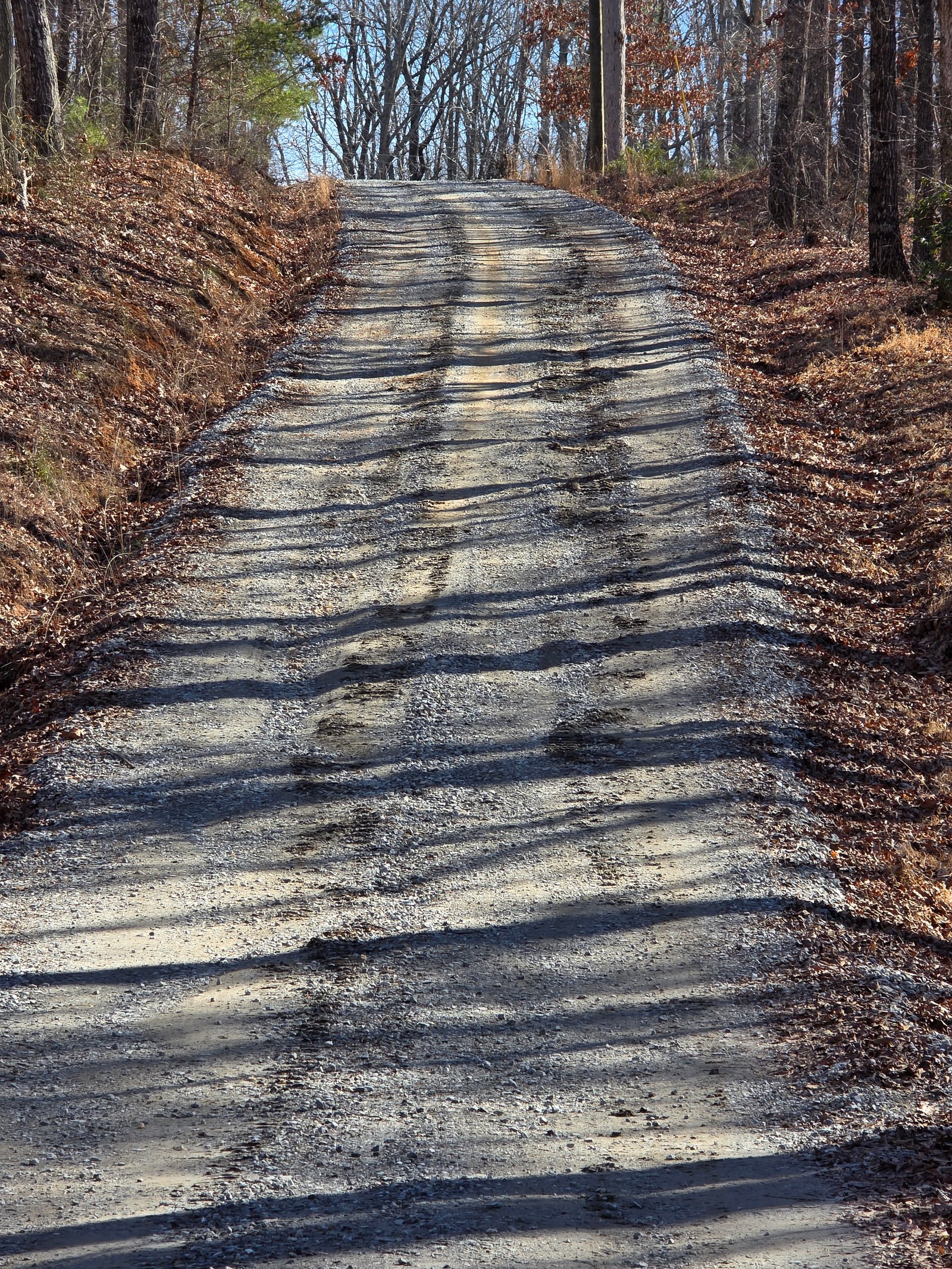 Driveway before repair in Cherokee County Georgia